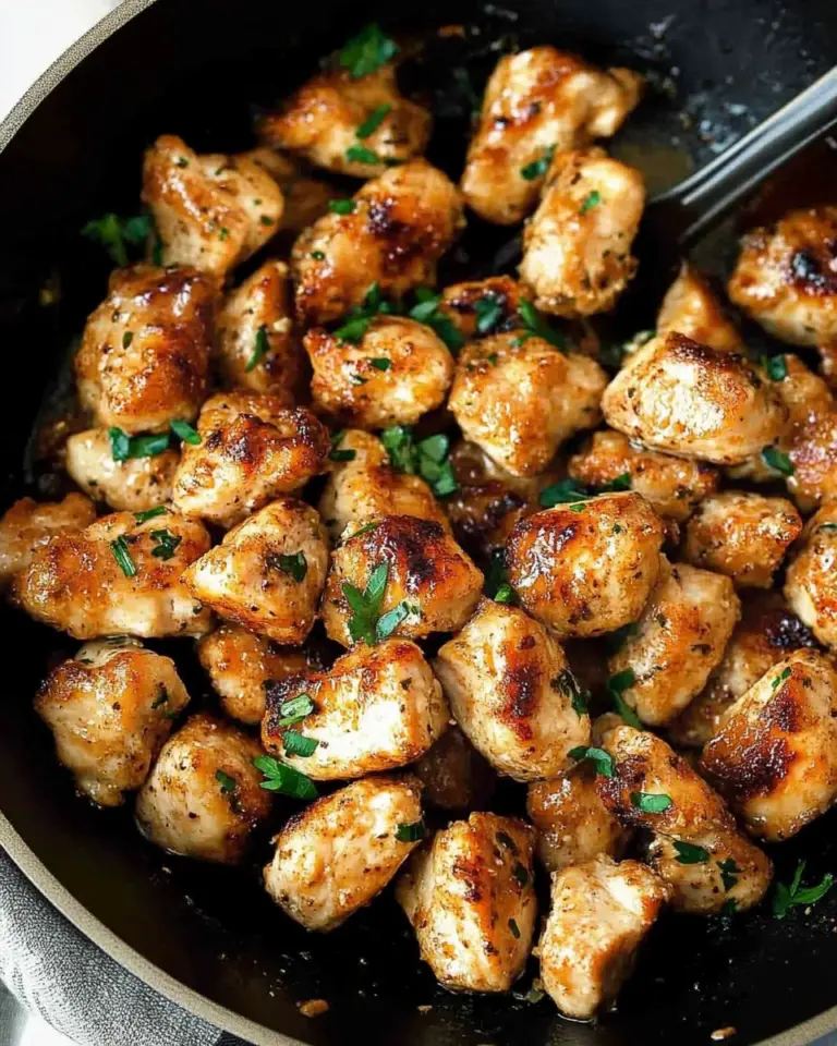 15-Minute Garlic Butter Chicken Bites
