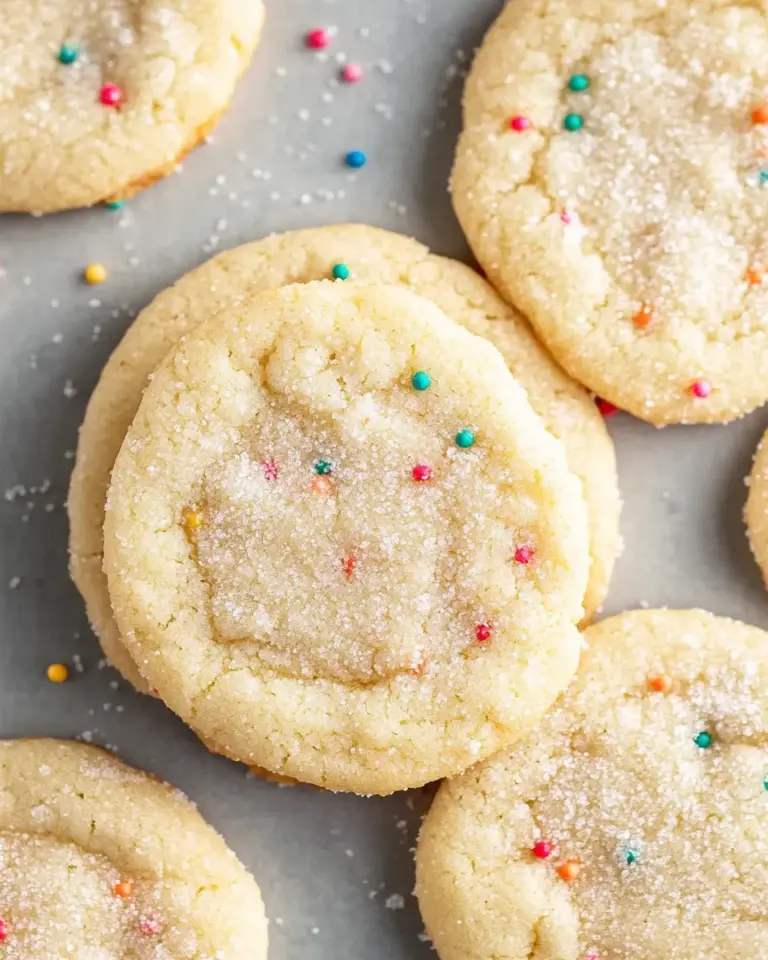 {3-Ingredient} Easy Sugar Cookies