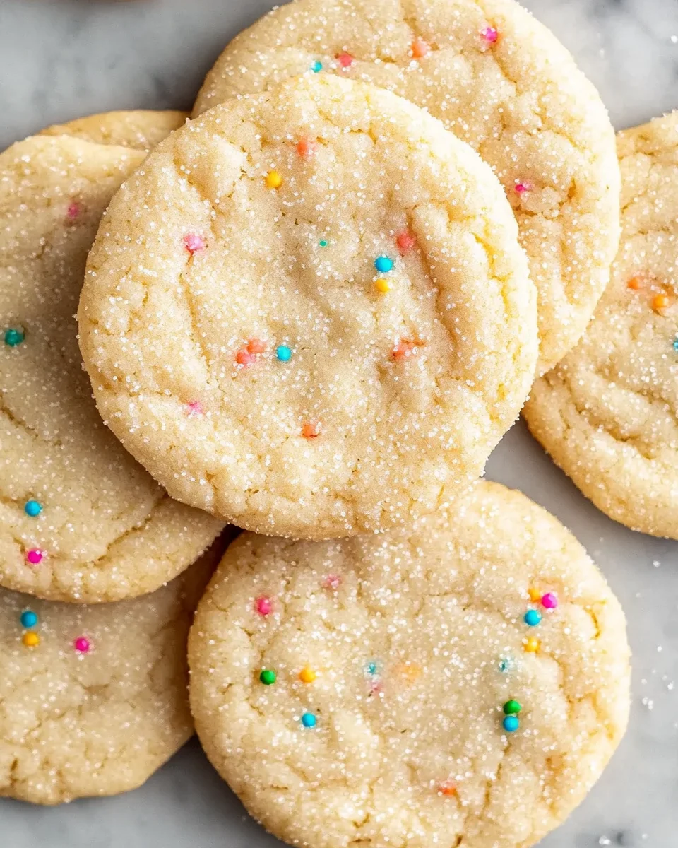 {3-Ingredient} Easy Sugar Cookies {3-Ingredient}