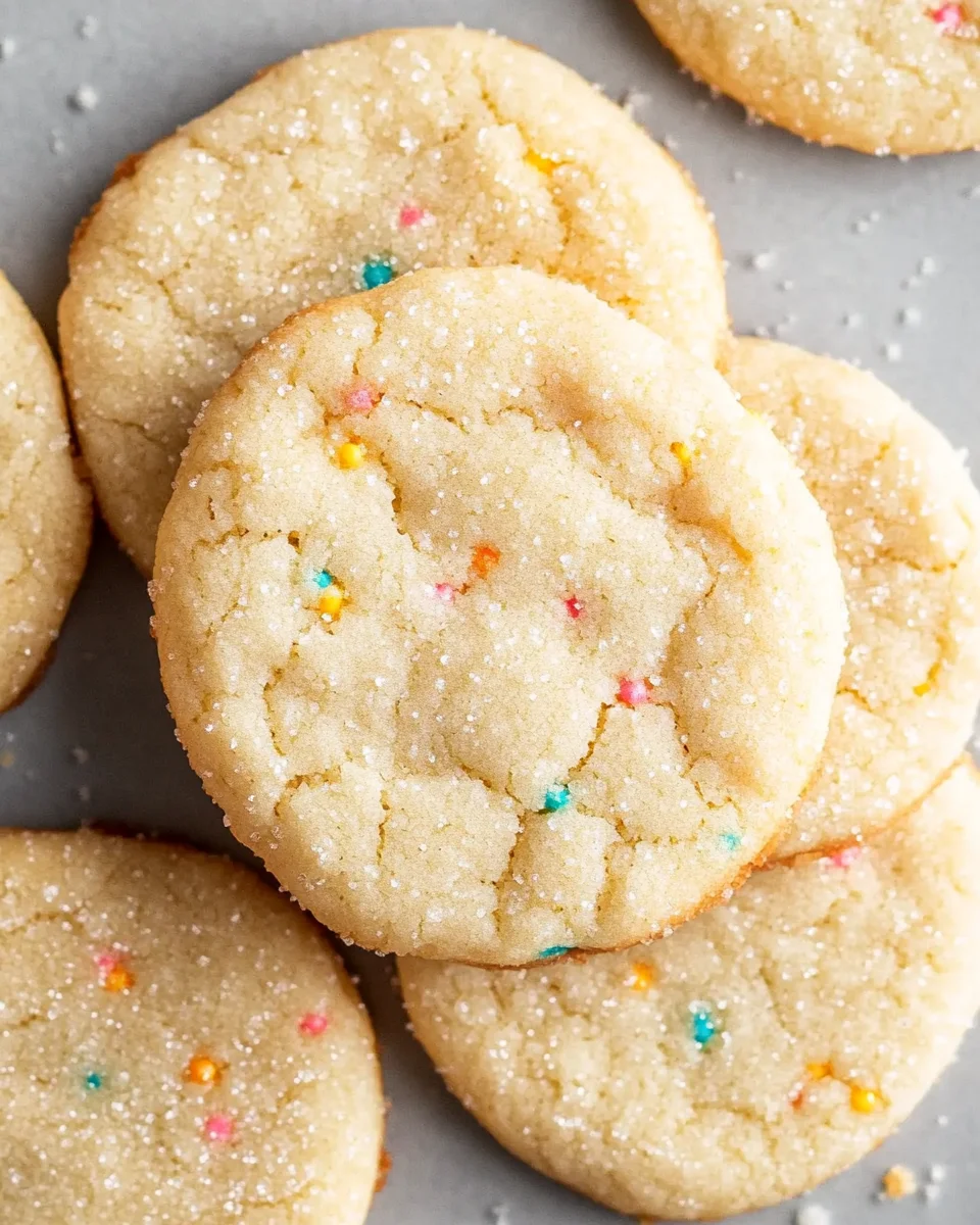 {3-Ingredient} Easy Sugar Cookies {3-Ingredient}