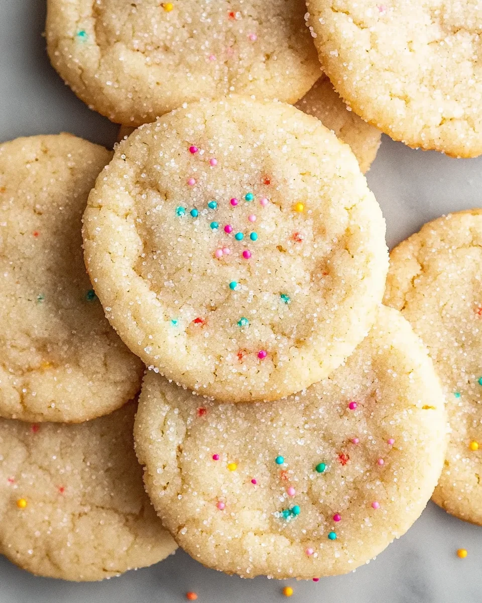 {3-Ingredient} Easy Sugar Cookies {3-Ingredient}