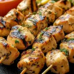 Authentic Greek Chicken Souvlaki