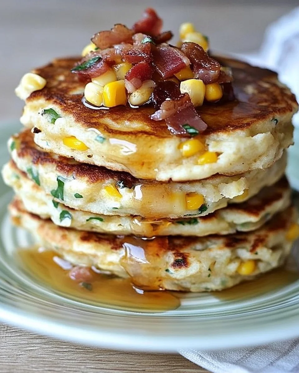 Bacon and Corn Griddle Cakes