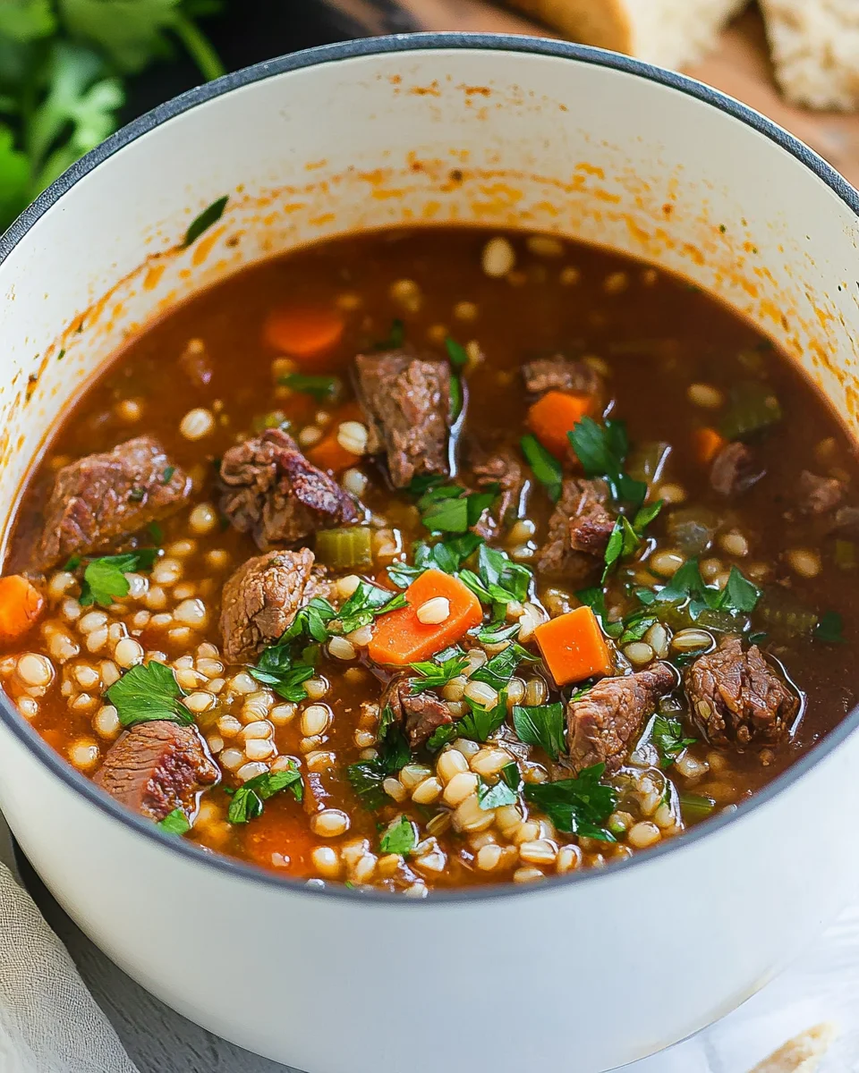 Beef Barley Soup Beef Barley Soup
