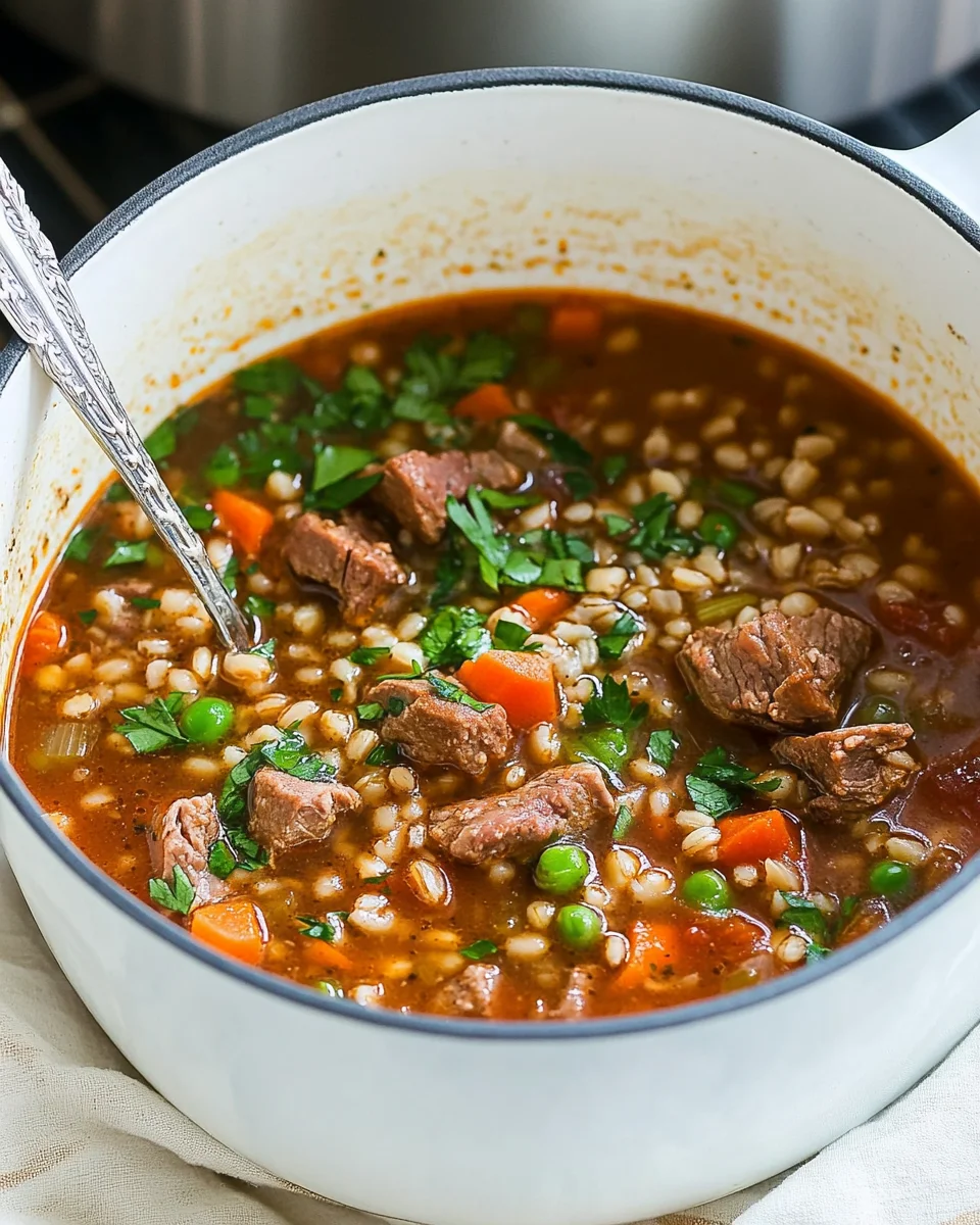 Beef Barley Soup Beef