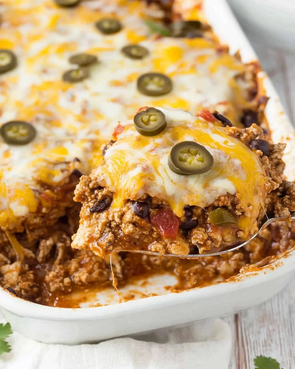 Beef Enchilada Casserole