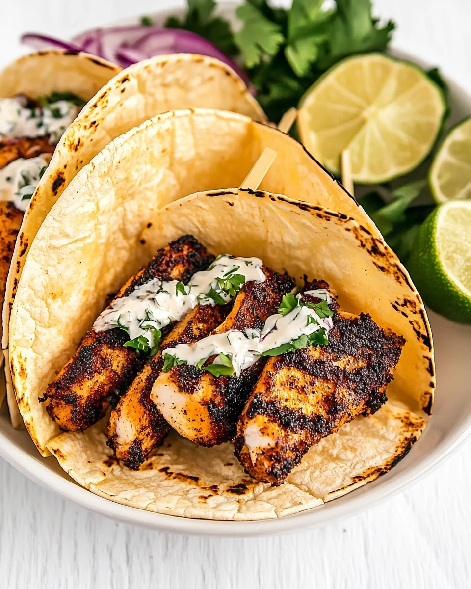 Blackened Fish Tacos