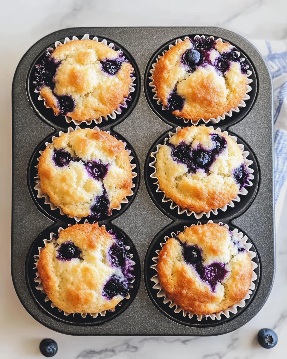 Blueberry Cottage Cheese Muffins 21 Blueberry