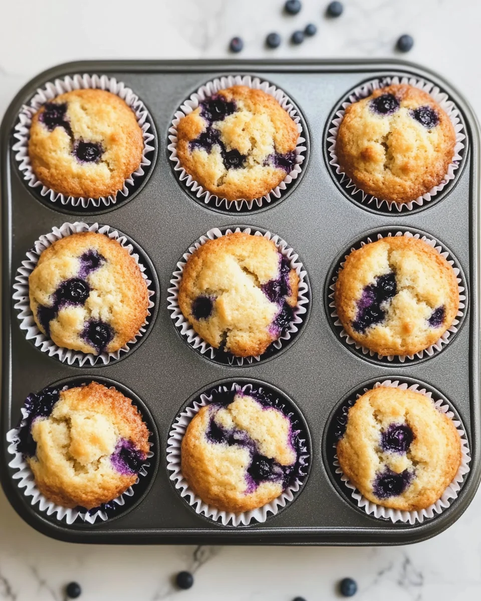 Blueberry Cottage Cheese Muffins 22 Blueberry