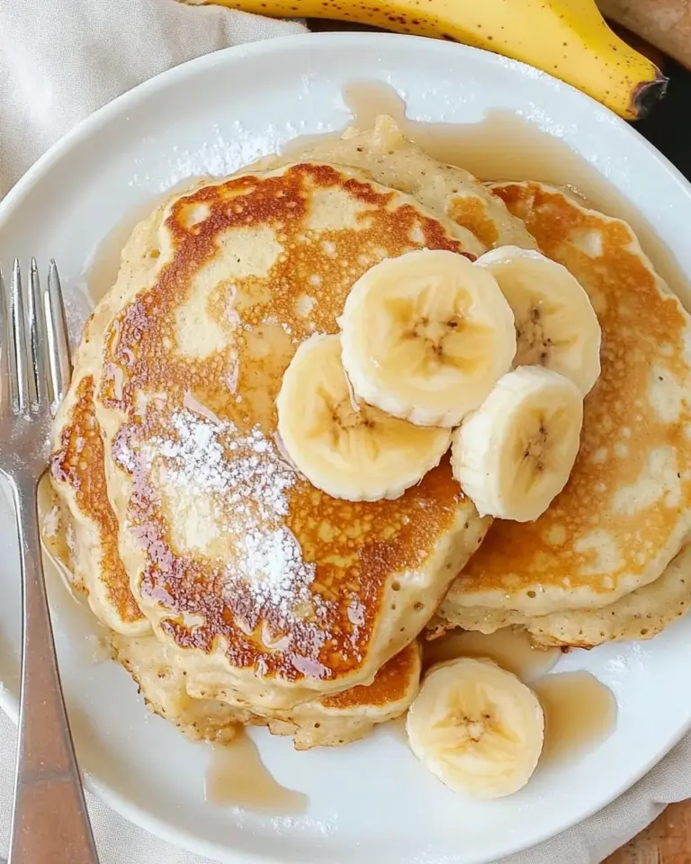 Brown Sugar Banana Pancakes