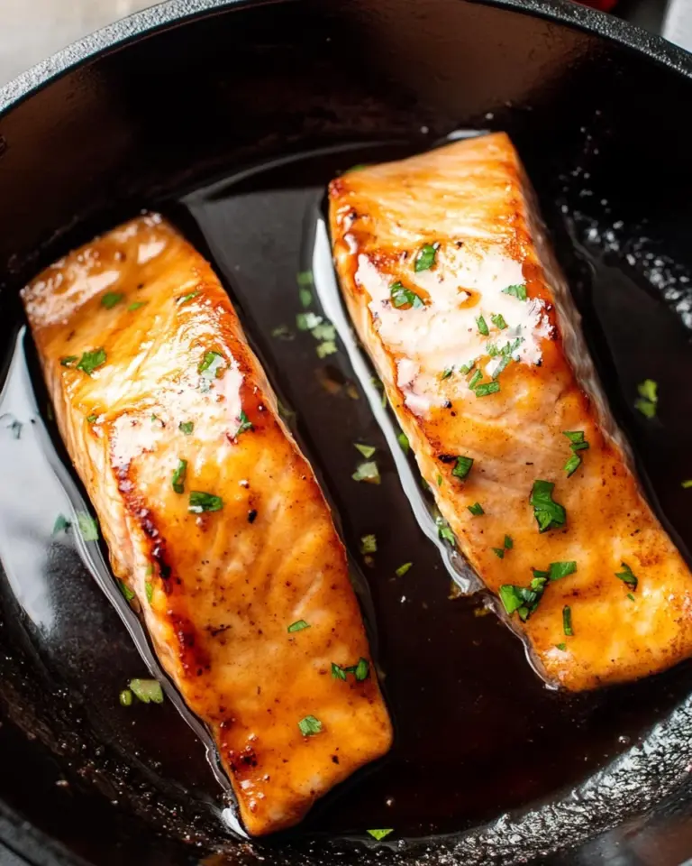 Brown Sugar Glazed Salmon
