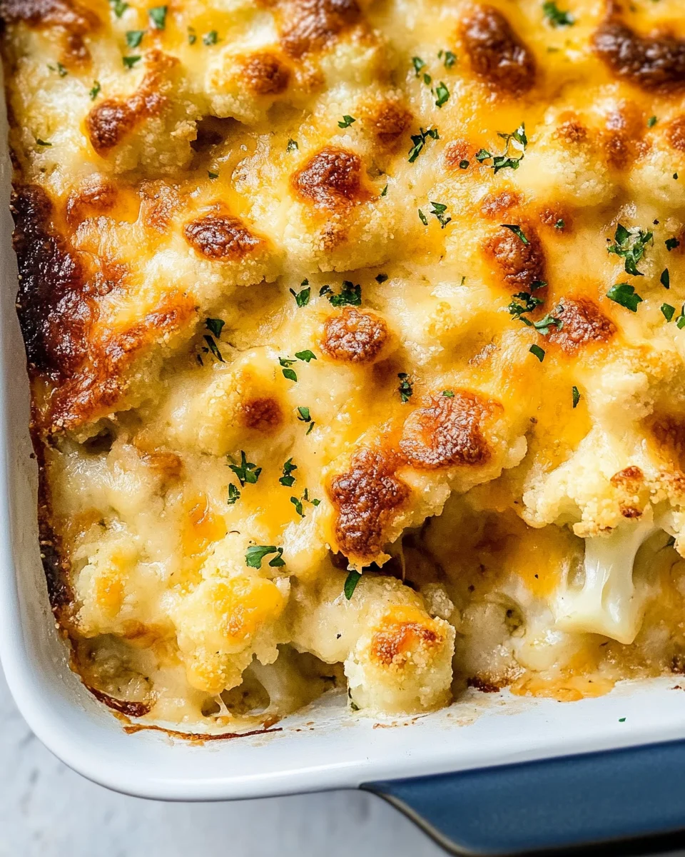 Cheesy Cauliflower Bake 27 Cheesy