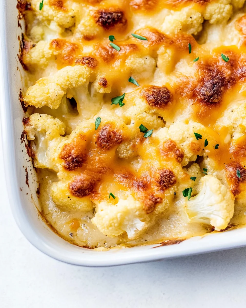 Cheesy Cauliflower Bake 28 Cheesy