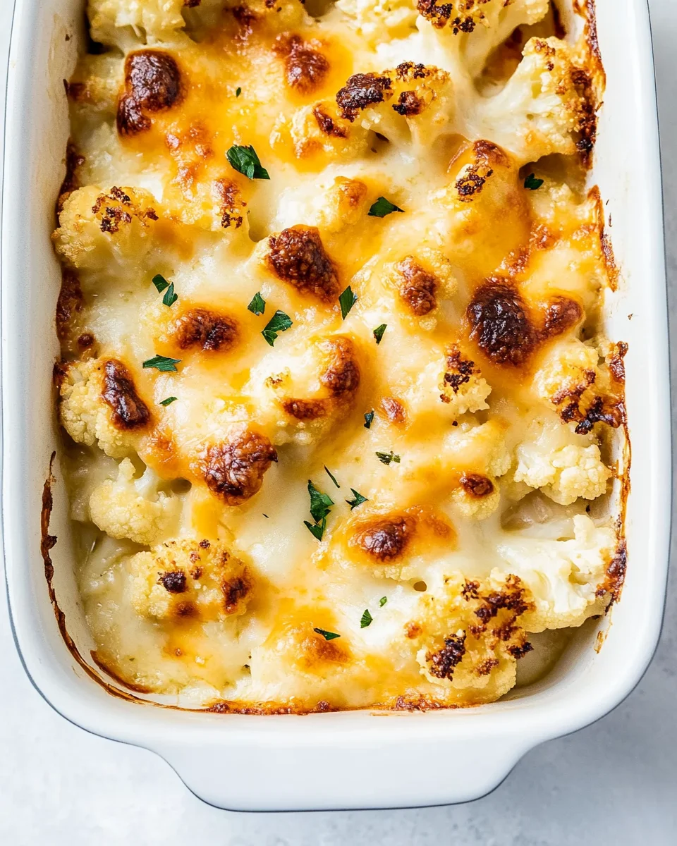 Cheesy Cauliflower Bake 29 Cheesy
