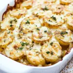 Cheesy Garlic Scalloped Potatoes