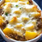 Cheesy Hamburger Potato Casserole Cheesy Hamburger Potato Casserole
