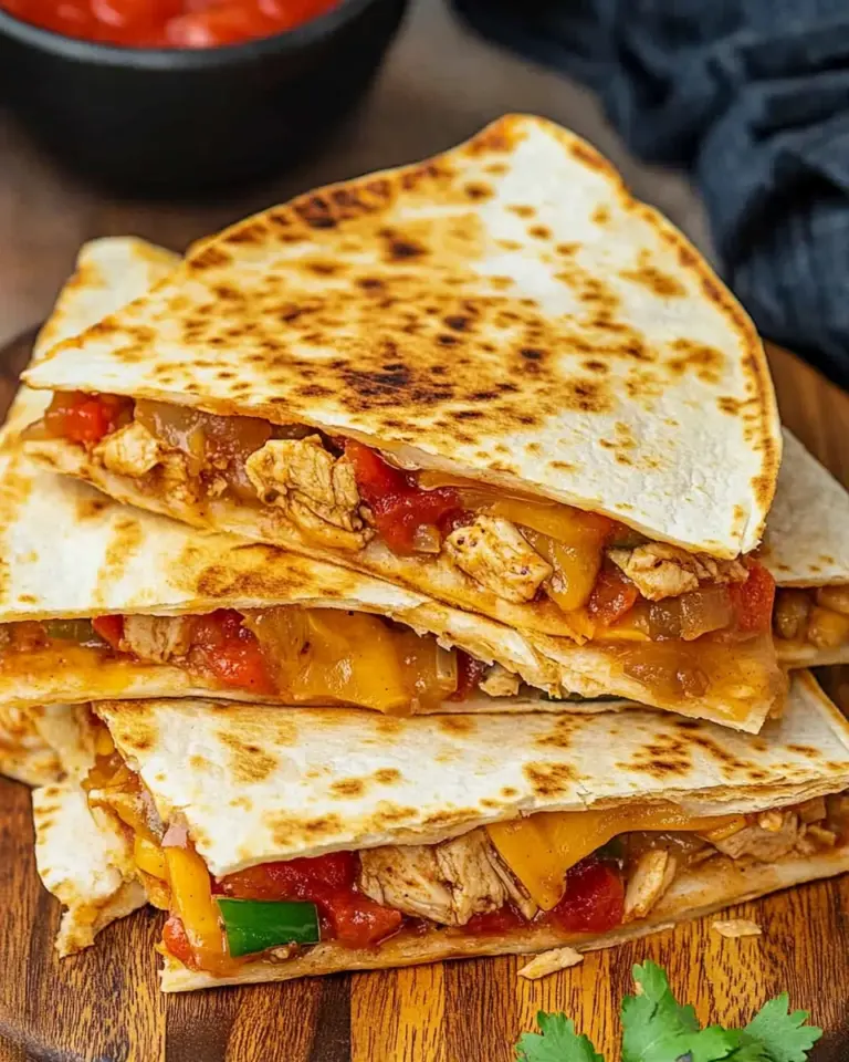 Chicken Fajita Quesadillas