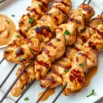 Chicken Satay with Peanut Sauce Chicken Satay with Peanut Sauce