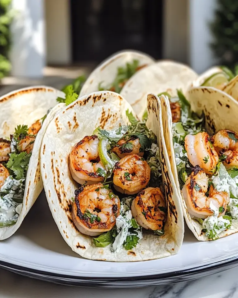 Cilantro Lime Shrimp Tacos