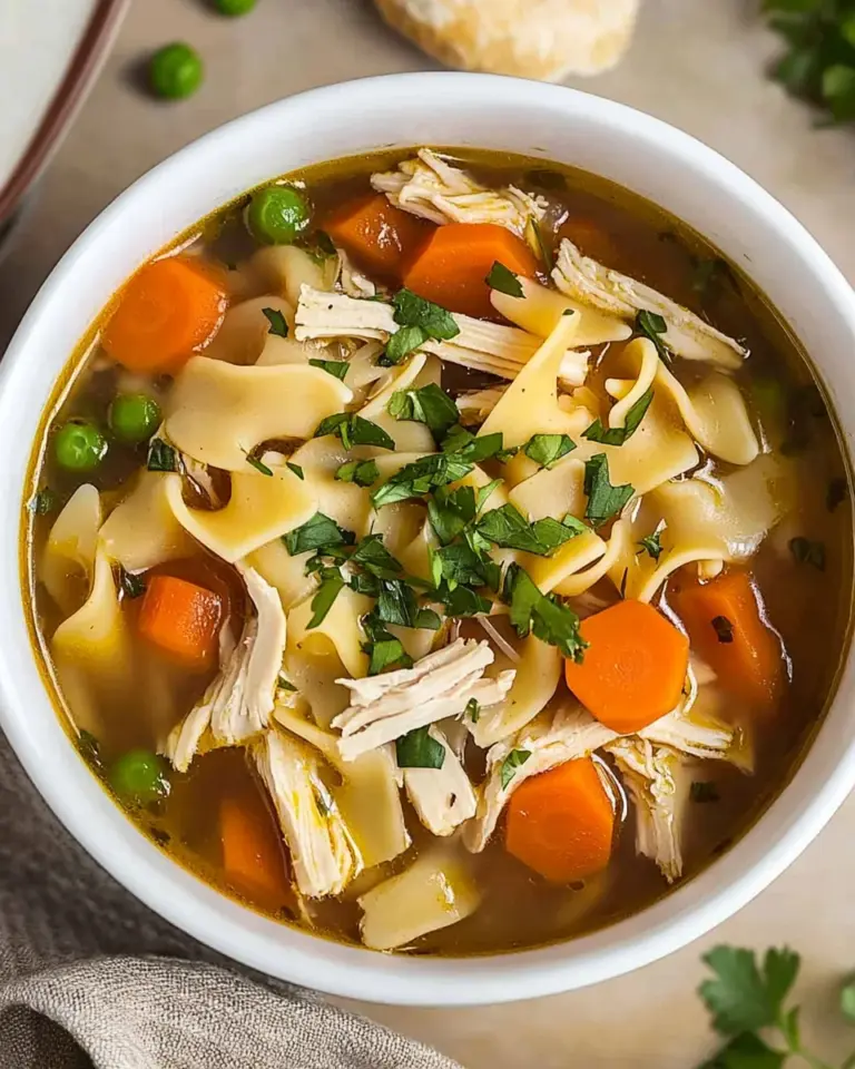 Classic Rotisserie Chicken Noodle Soup