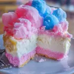 Cotton Candy Cheesecake