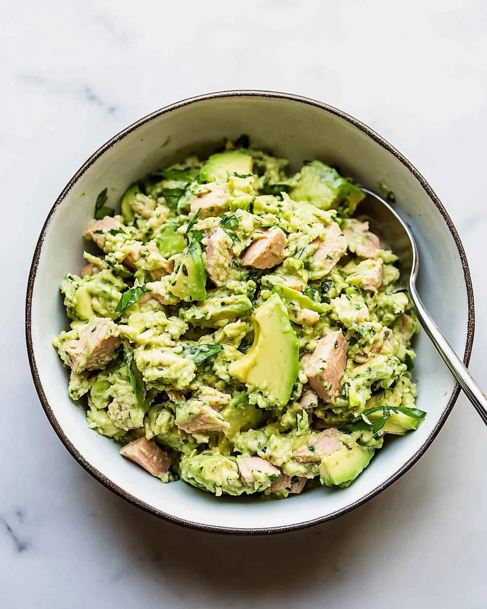 Creamy Avocado Tuna Salad