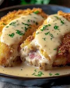 Creamy Chicken Cordon Bleu