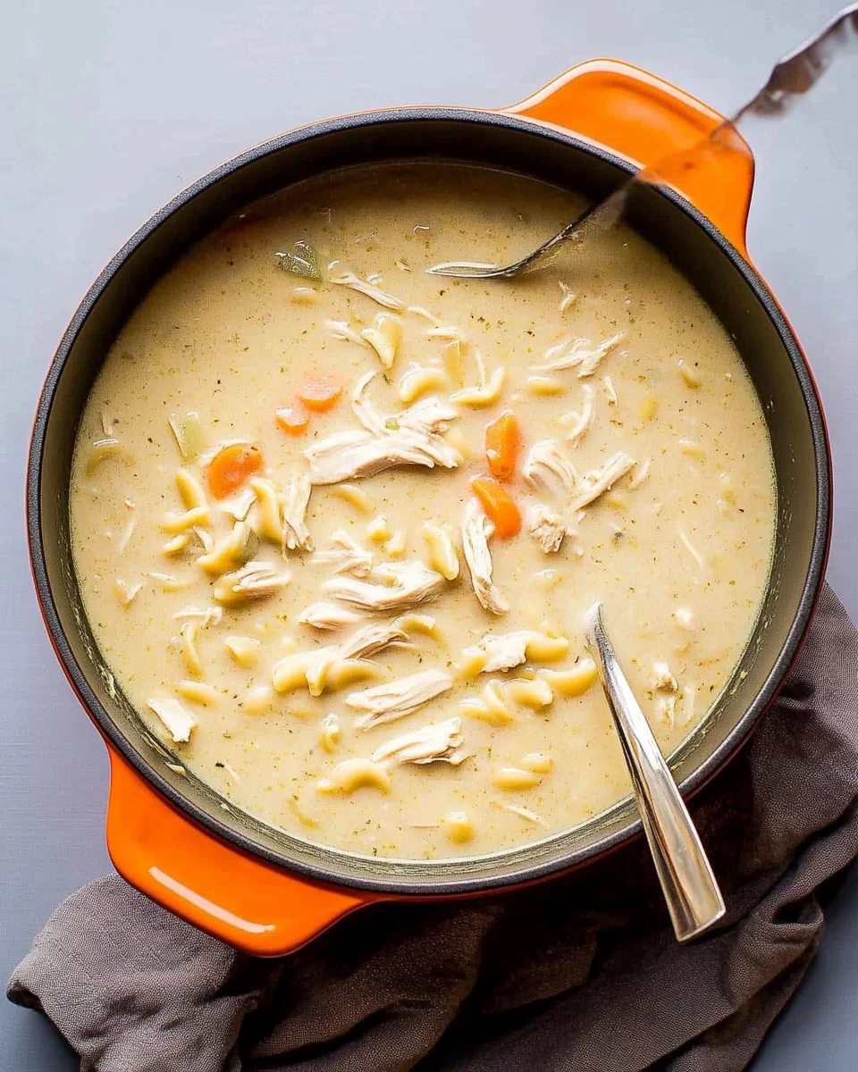 Creamy Chicken Noodle Soup