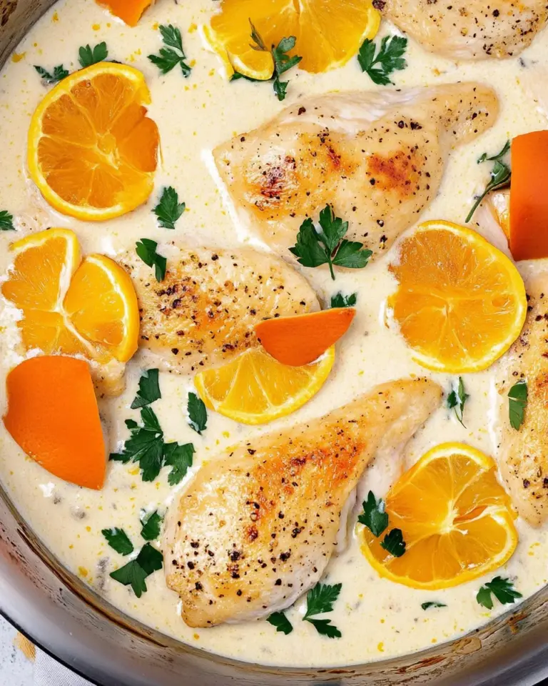 Creamy Lemon Pepper Skillet Chicken