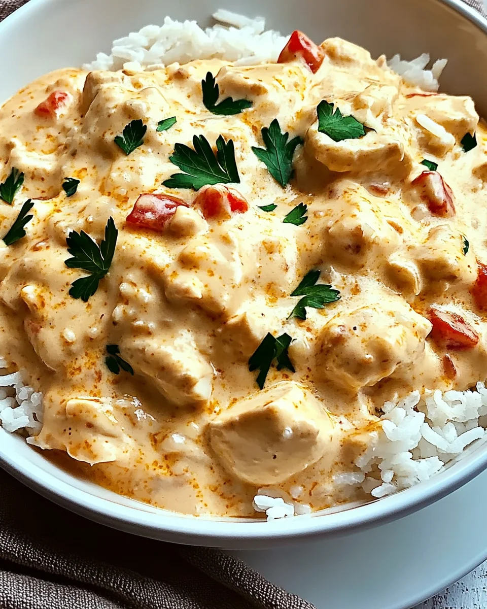 Creamy Smothered Chicken and Rice recipe Creamy