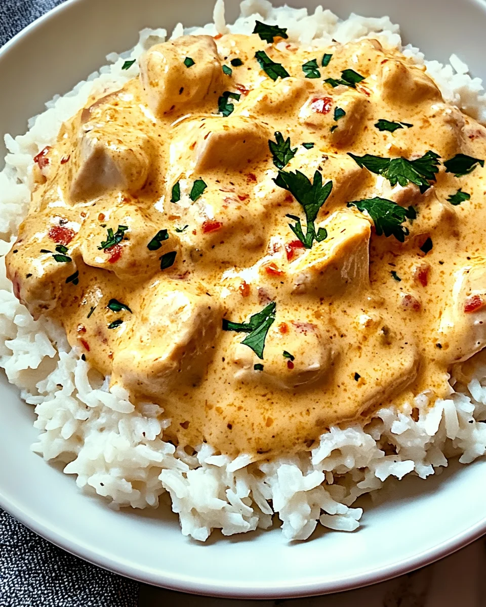 Creamy Smothered Chicken and Rice recipe Creamy