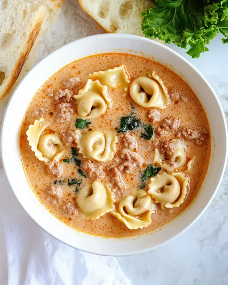 Creamy Tortellini Soup