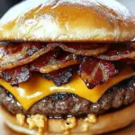 Crispy Bacon Burgers Crispy Bacon Burgers