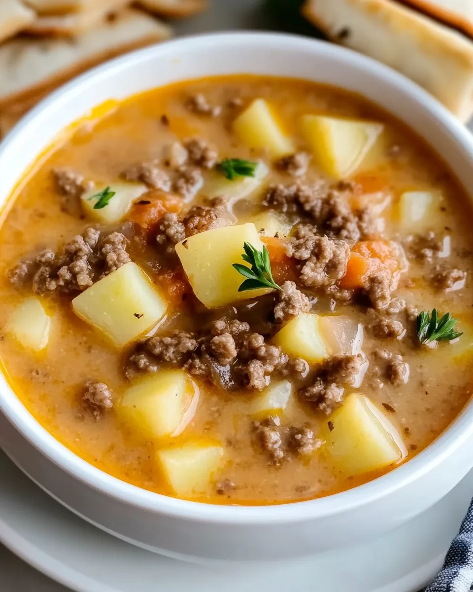 Crock Pot Hamburger Potato Soup Crock Pot Hamburger Potato Soup