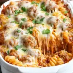 Dump and Bake Meatball Casserole