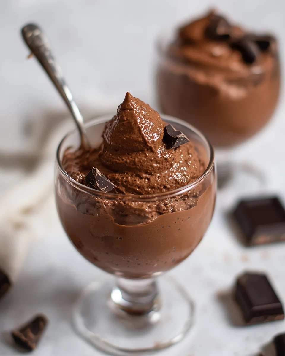 Easy 2-Ingredient Chocolate Mousse