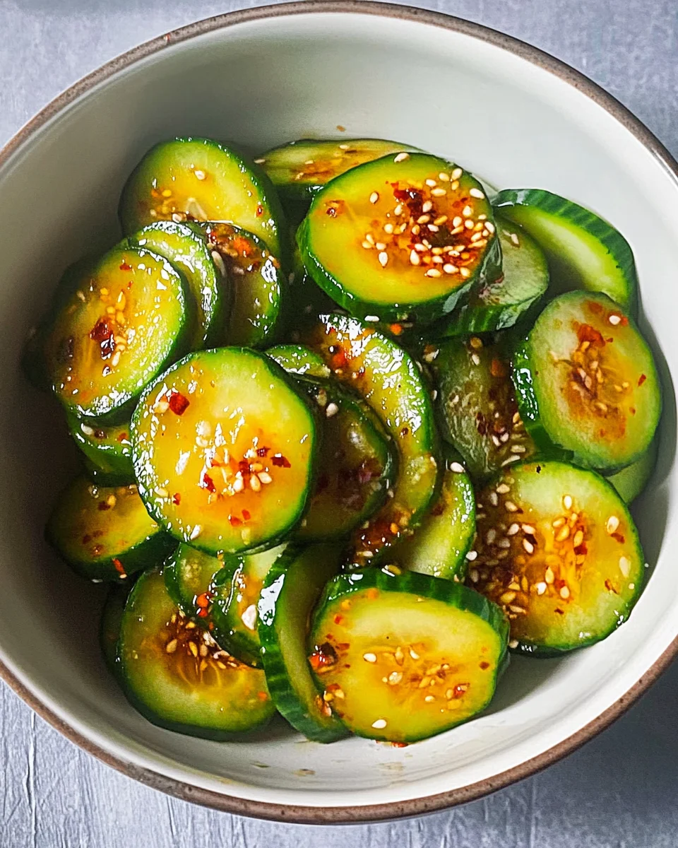 Easy Asian Cucumber Salad