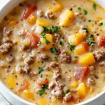 Easy Cheeseburger Soup