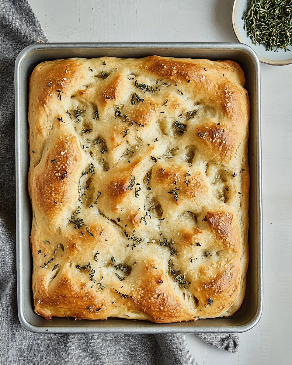 Easy Homemade Focaccia Bread