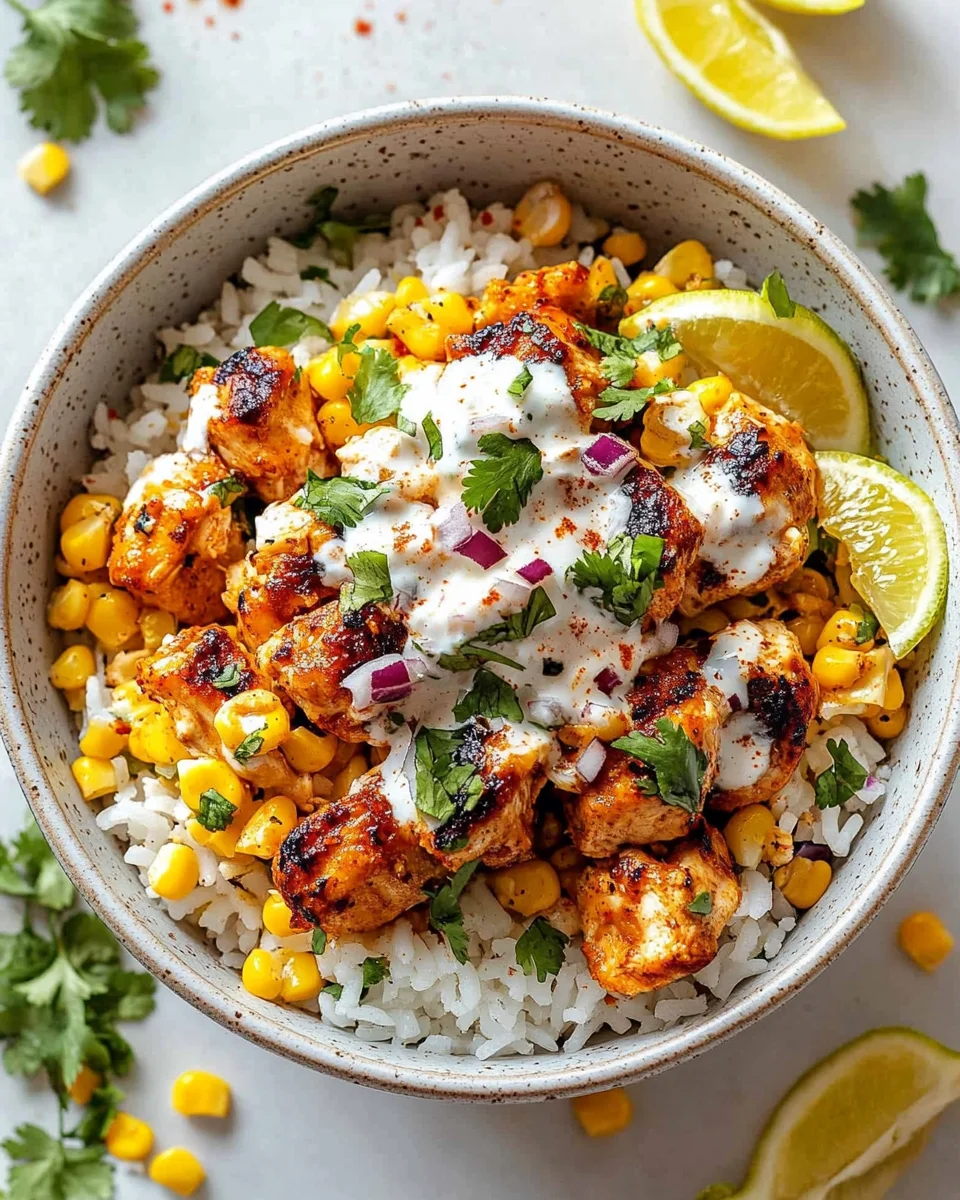 Easy Street Corn Chicken Rice Bowl