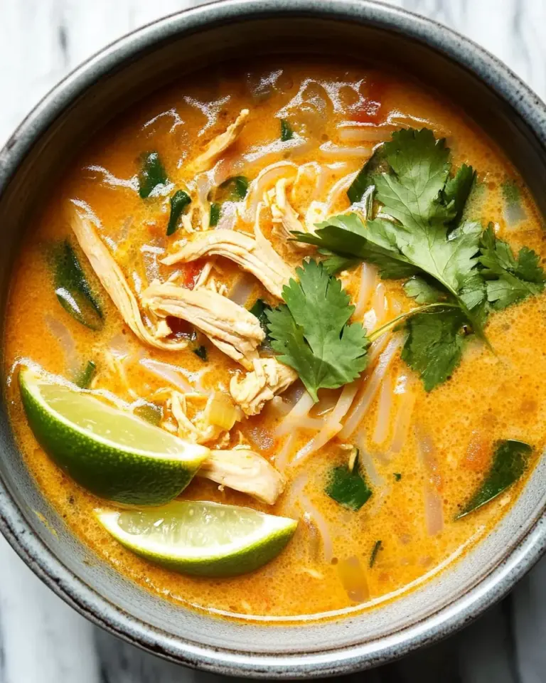 Easy Thai Chicken Curry Soup