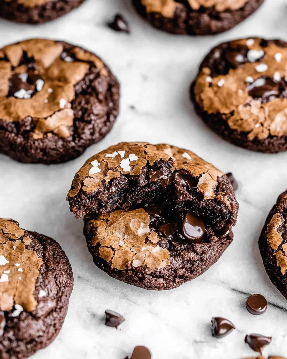 Fudgy Chewy Brookies (Browkies) Fudgy