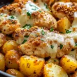 Garlic Parmesan Chicken and Potatoes (One-Pan Dinner)