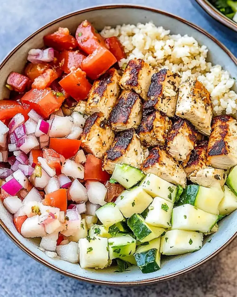 Greek Chicken Bowl