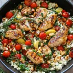 Greek Chicken and Lemon Rice