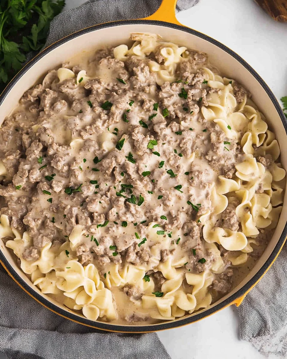 Ground Beef Stroganoff Ground