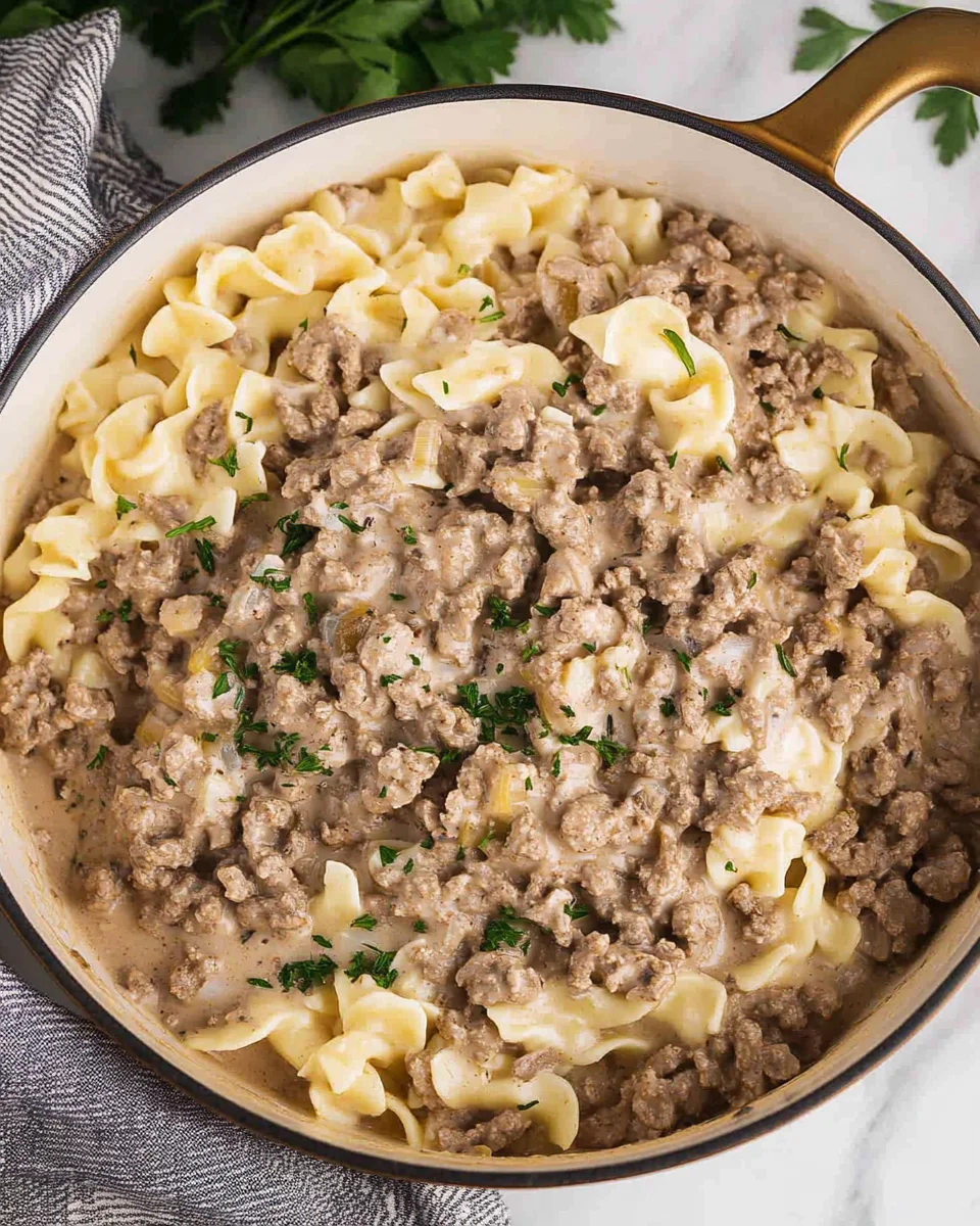 Ground Beef Stroganoff Ground