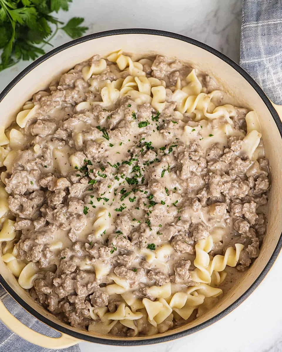 Ground Beef Stroganoff Ground