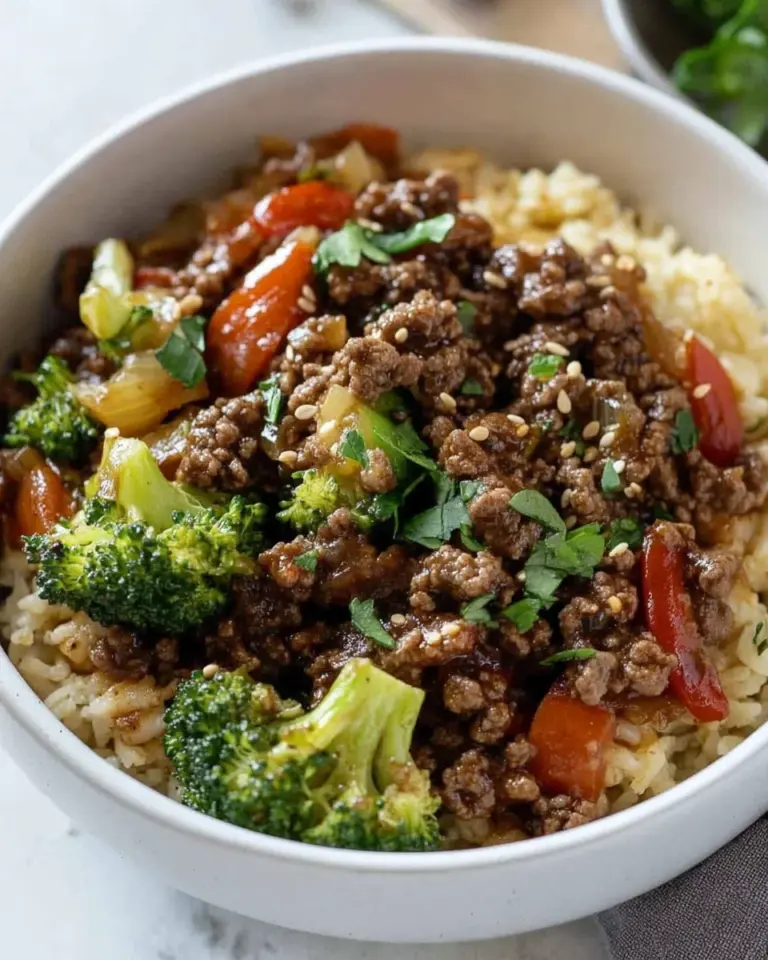 Ground Beef and Broccoli