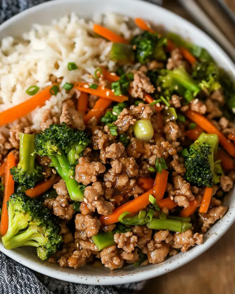 Ground Turkey Teriyaki Stir Fry